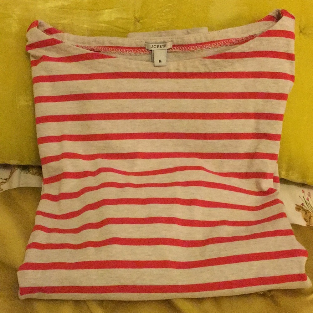 JCrew long sleeves striped shirt.